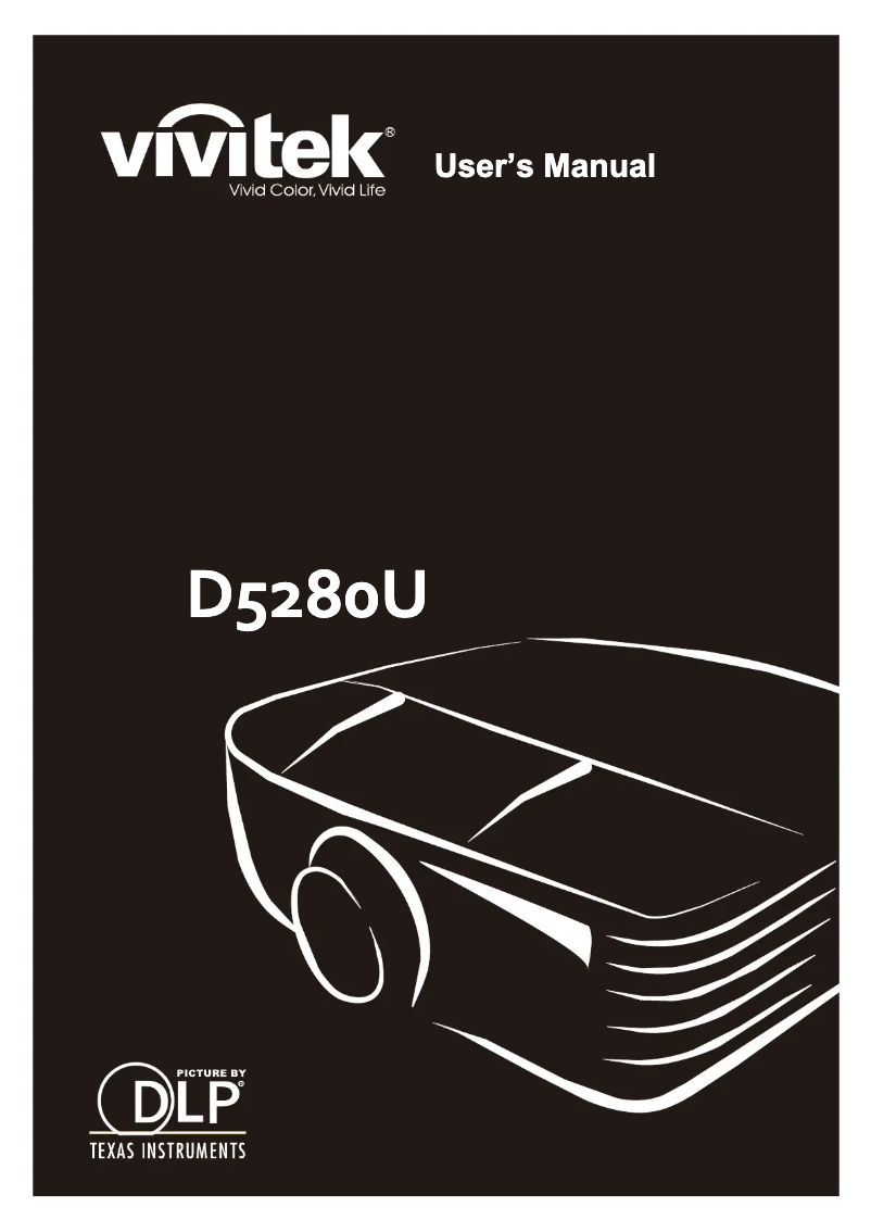 Image de la première page du manuel de l'appareil D5280U