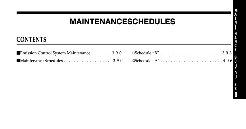 Page 1 de la notice Manuel d'utilisation et d'entretien Chrysler Pacifica (2006)