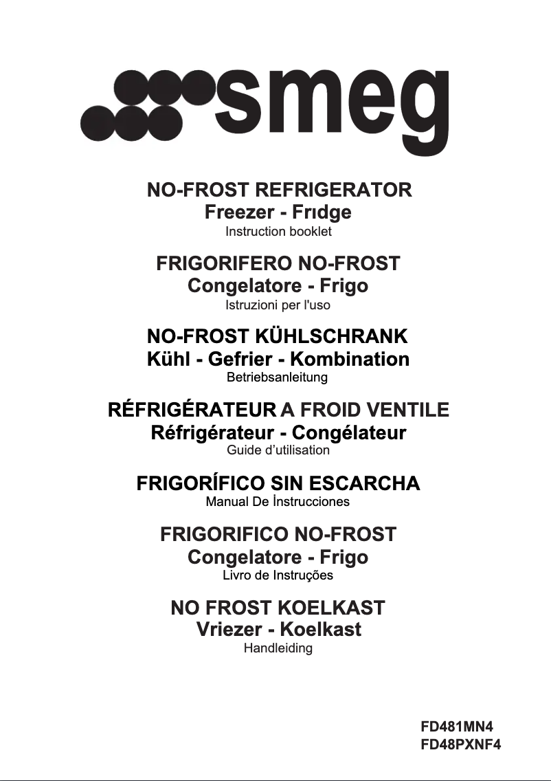 Image de la première page du manuel de l'appareil FD48PXNF4