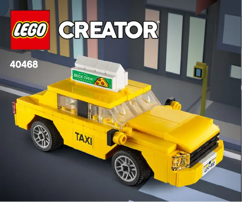 Page 1 de la notice Manuel utilisateur Lego 3In1 Vehicles 40468