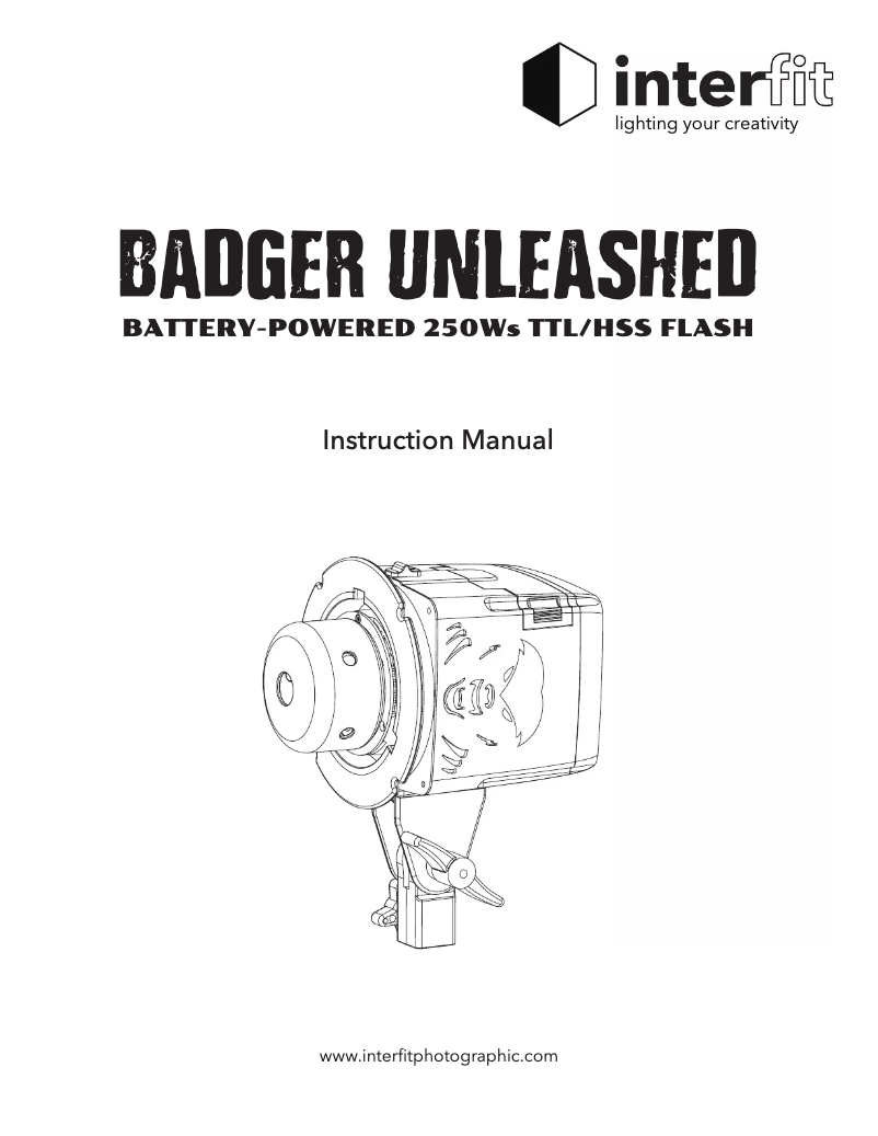 Page n°1 - Manuel utilisateur Interfit Badger Unleashed