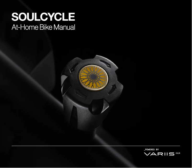 Page 1 de la notice Manuel utilisateur Equinox+ SoulCycle
