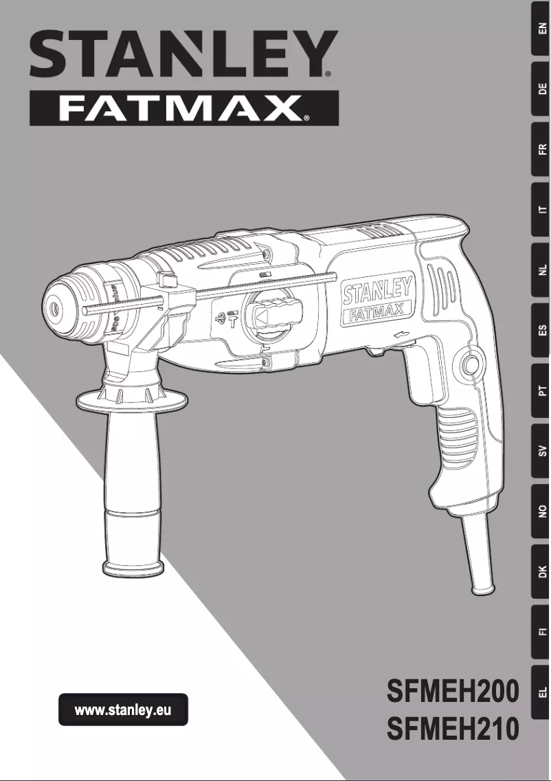 Image de la première page du manuel de l'appareil SFMEH210