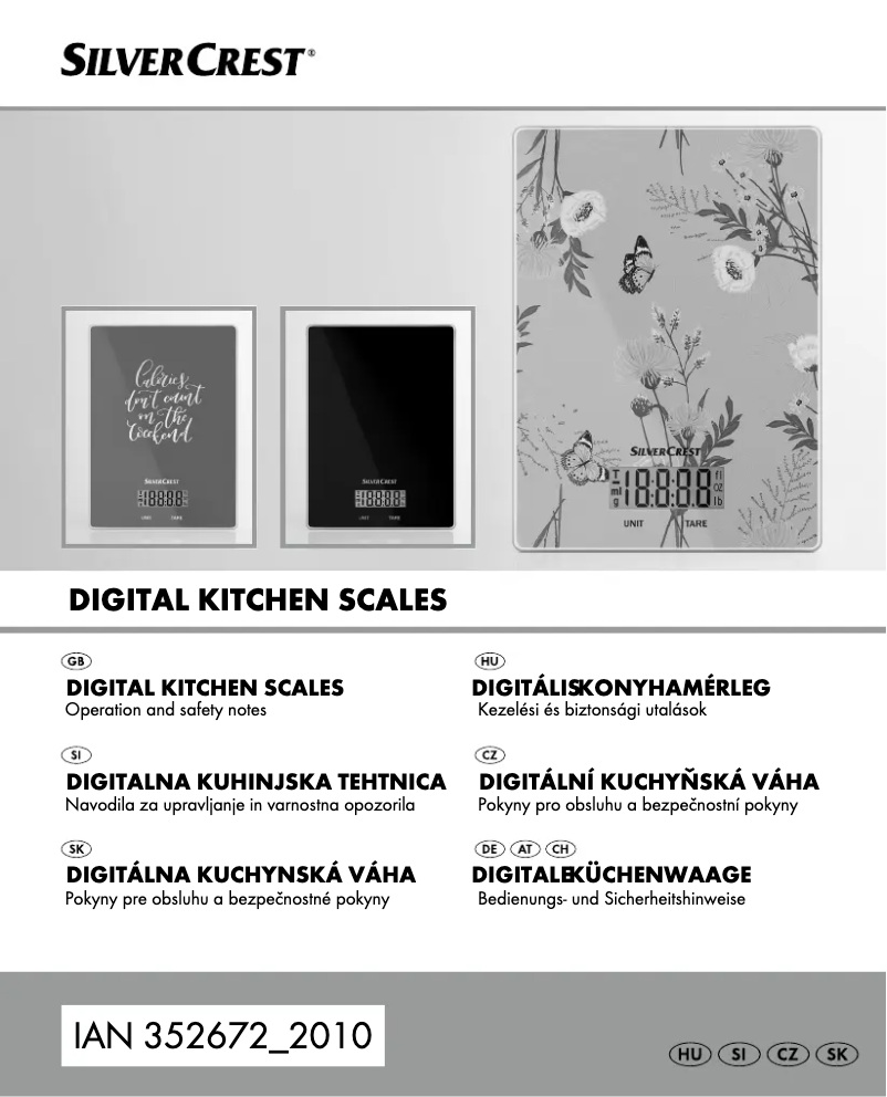 Image de la première page du manuel de l'appareil HG07567A