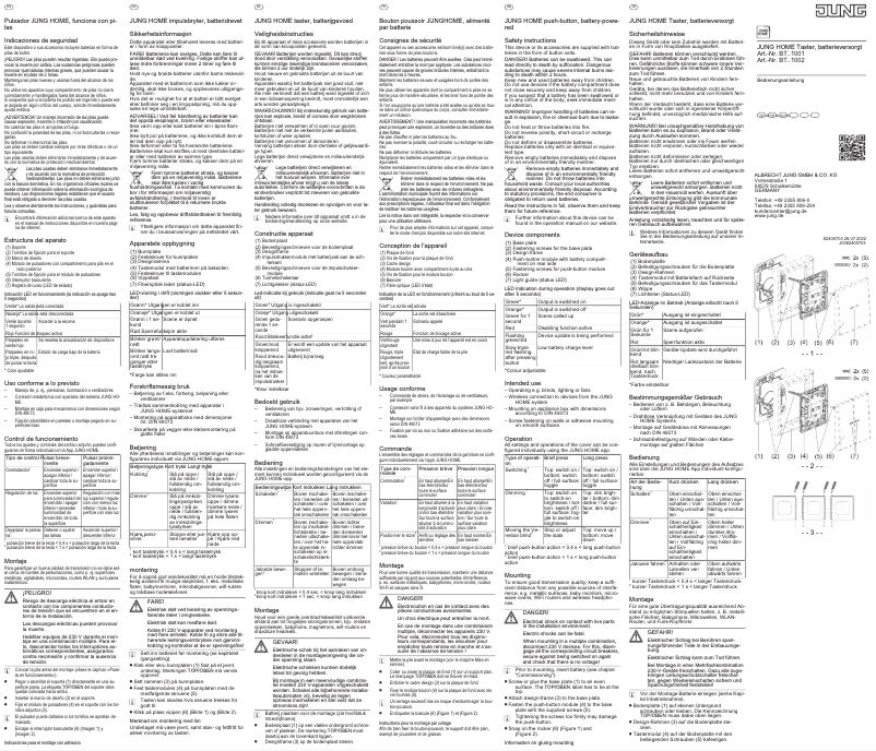 Imagen de la primera página del manual del dispositivo BTA1001