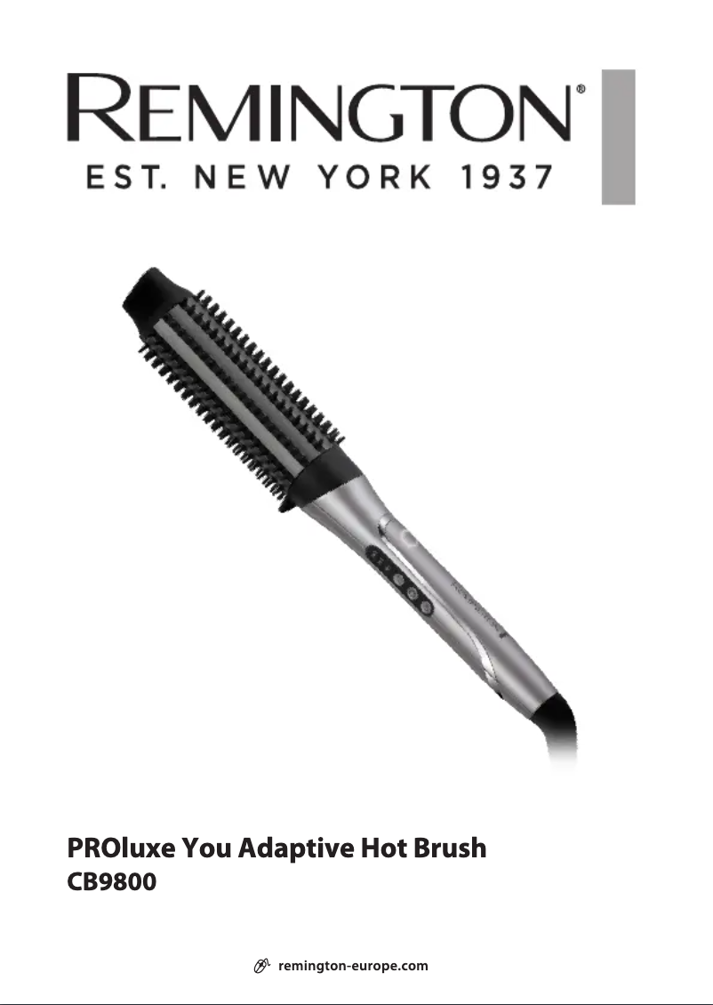 Image de la première page du manuel de l'appareil PROluxe You Adaptive Hot CB9800