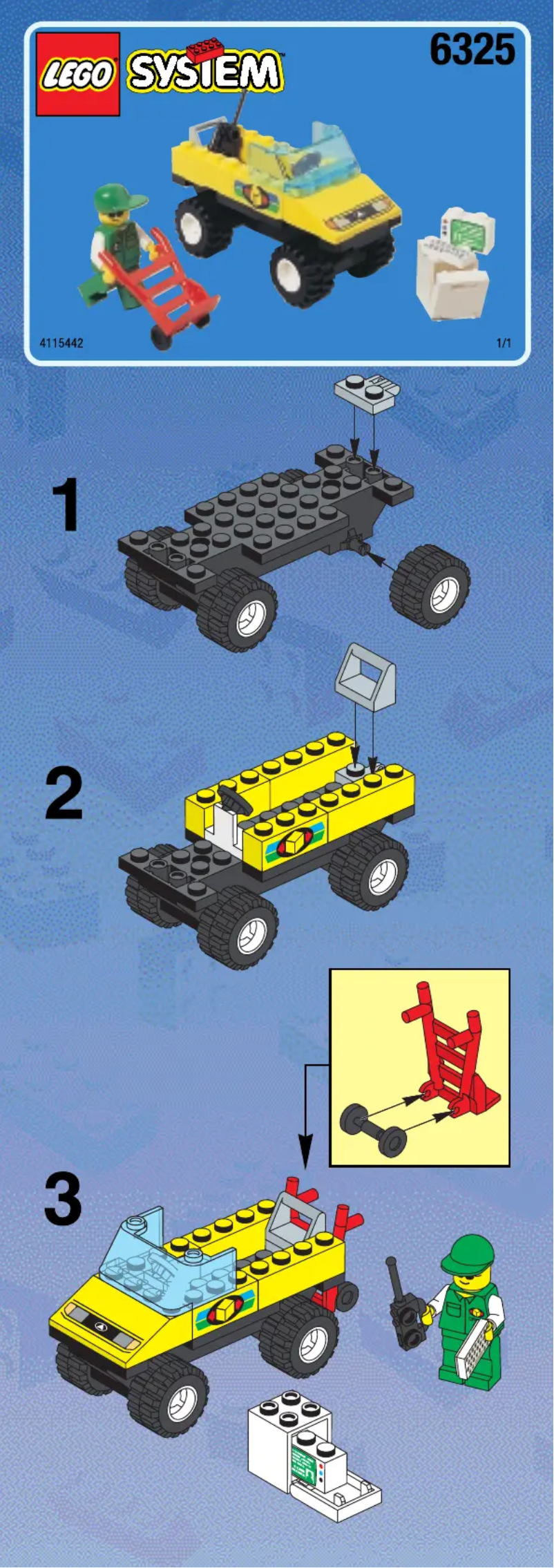 Page 1 de la notice Manuel utilisateur Lego Cargo Express