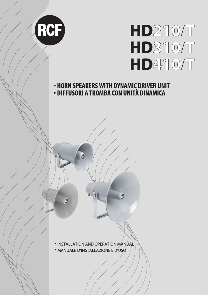 Image de la première page du manuel de l'appareil HD 310T