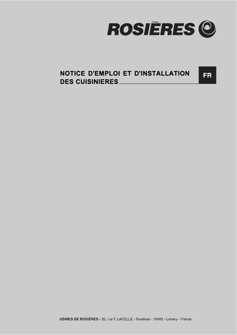 Image de la première page du manuel de l'appareil RMP 6376 PNX