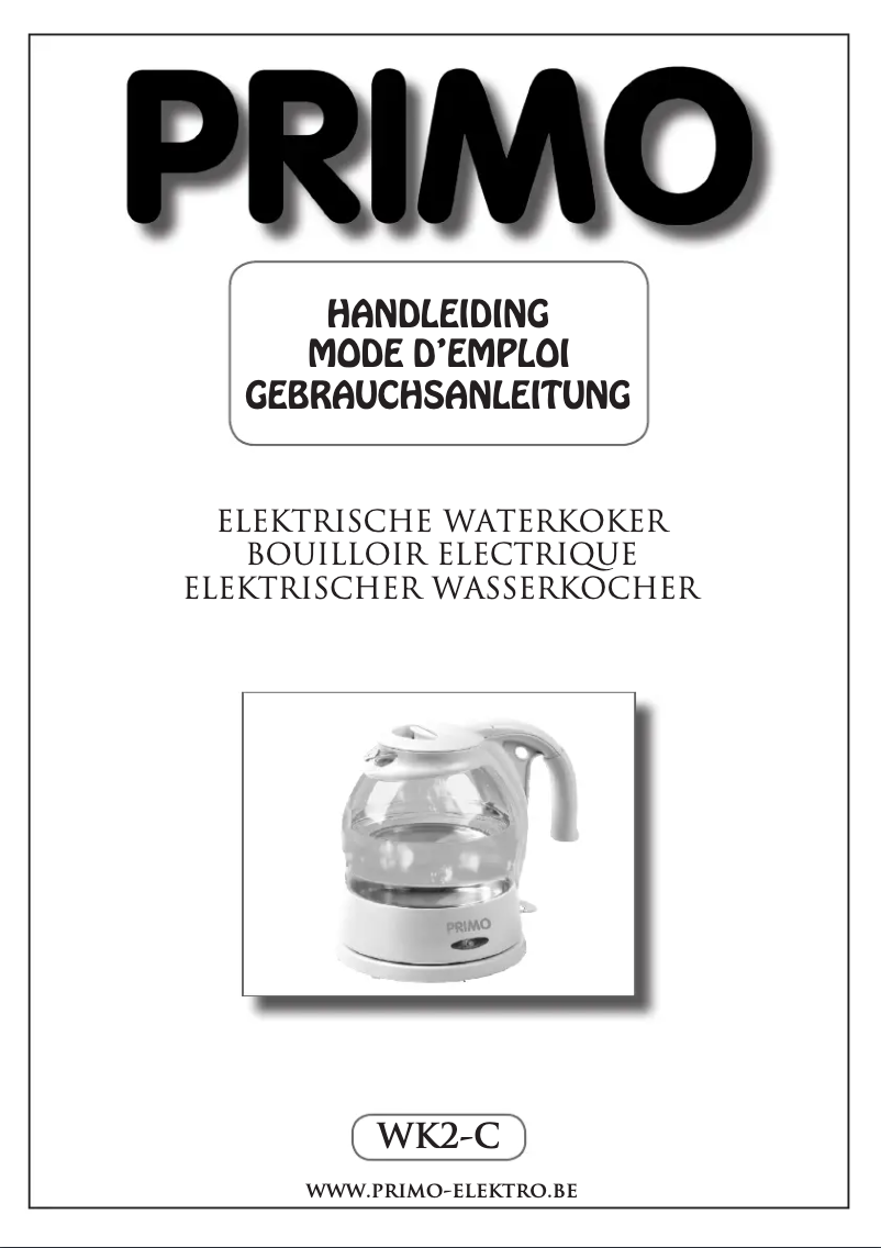 Image de la première page du manuel de l'appareil WK2-C