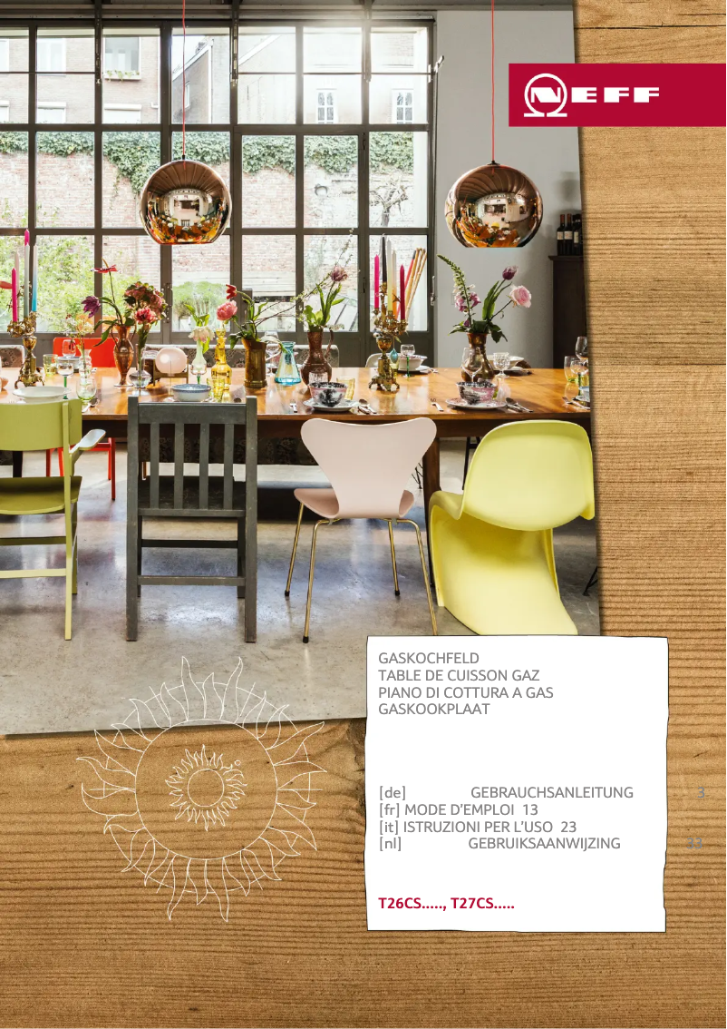 Page 1 de la notice Manuel utilisateur Neff T26CS49S0