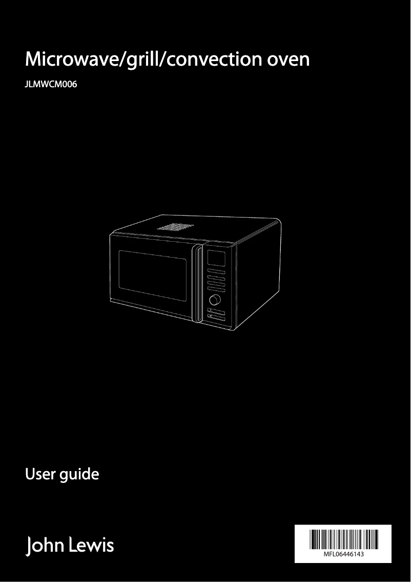 Image de la première page du manuel de l'appareil JLMWCM006