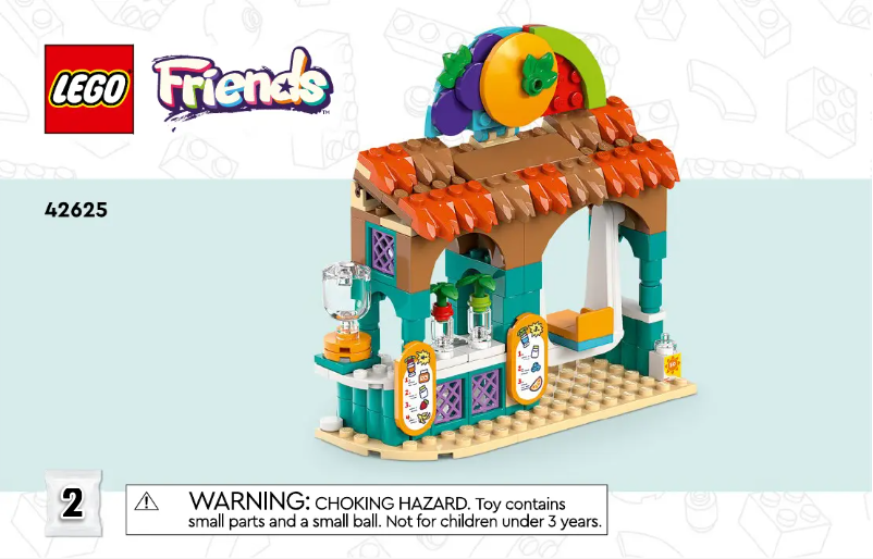 Page 1 de la notice Manuel utilisateur Lego Friends 42625