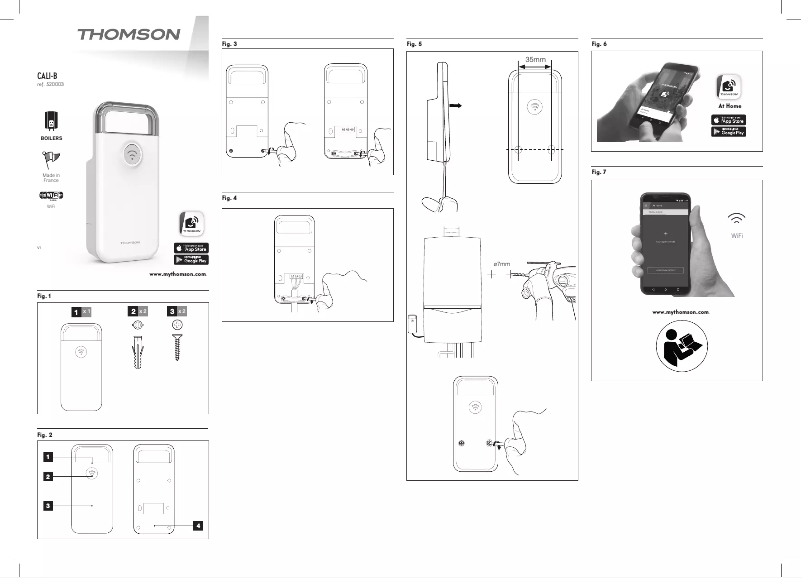 Image de la première page du manuel de l'appareil CALI-B 520003