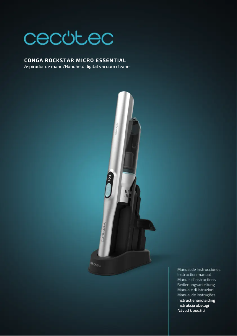 Page n°1 - Manuel utilisateur Cecotec Conga Rockstar Micro Essential