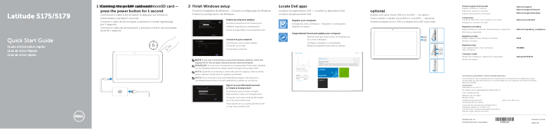 Page n°1 - Manuel utilisateur Dell Latitude 5179