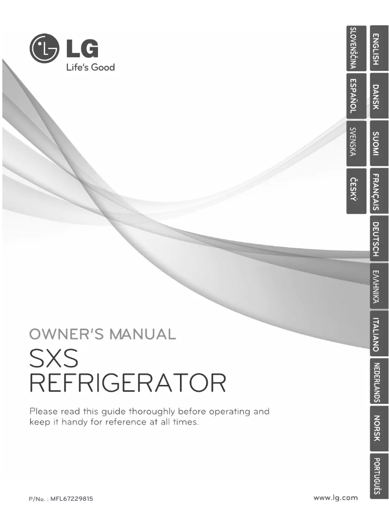 Page n°1 - Manuel utilisateur LG GS9167AVPV