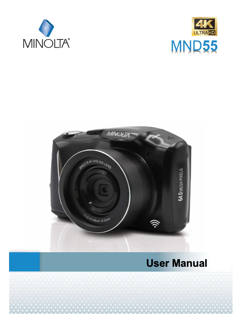 Página 1 del manual Manual de usuario Minolta MND55