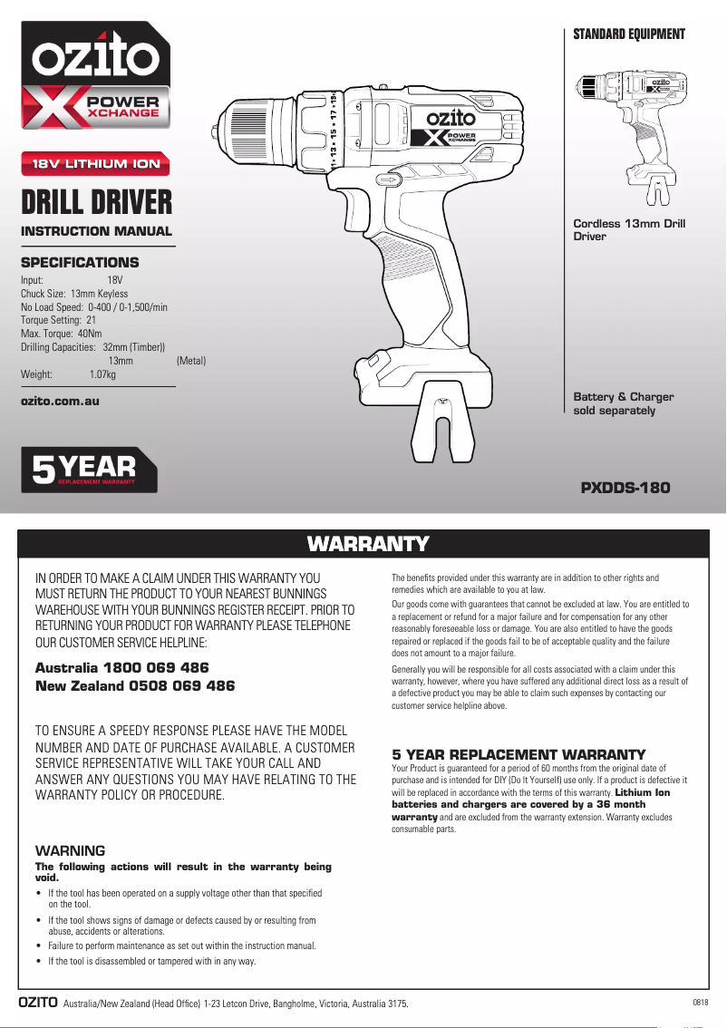 Imagen de la primera página del manual del dispositivo PX5PAK-650