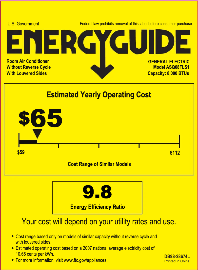 Image de la première page du manuel de l'appareil ASQ08FL