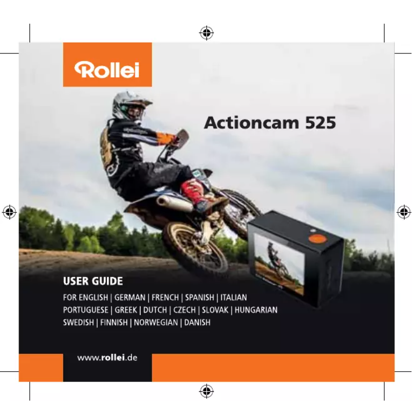 Page n°1 - Manuel utilisateur Rollei Actioncam 525