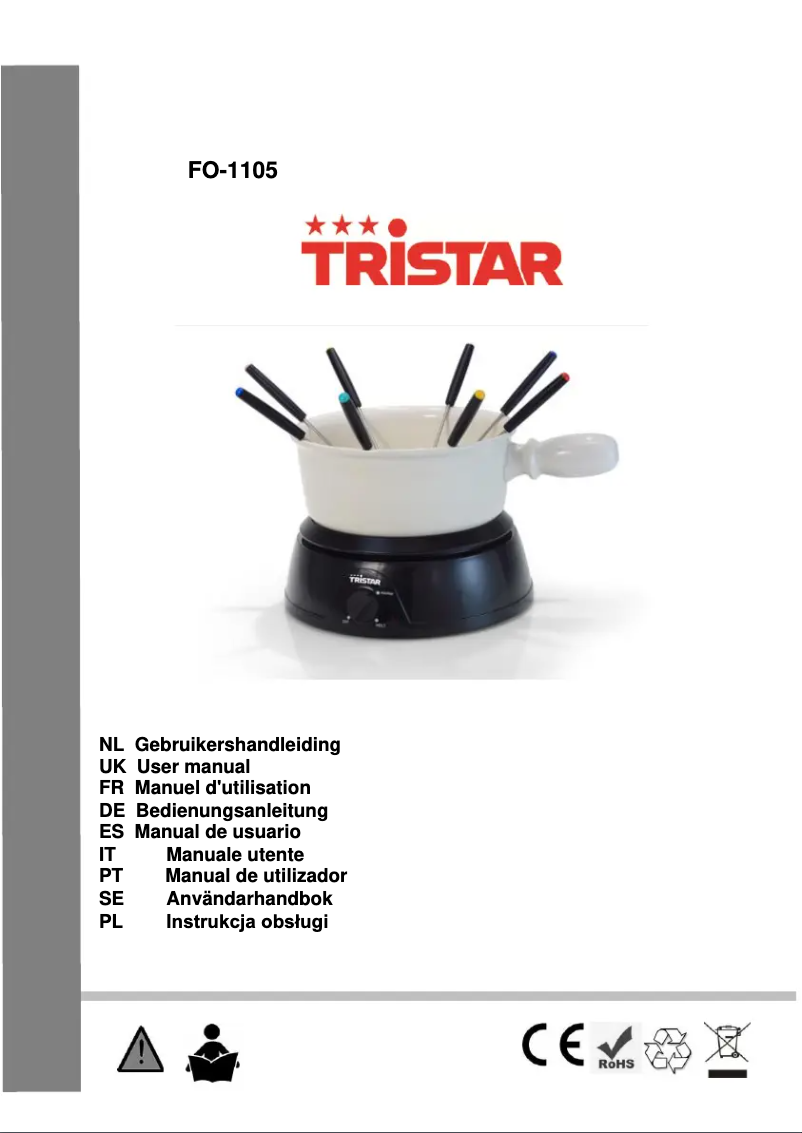 Image de la première page du manuel de l'appareil FO-1105