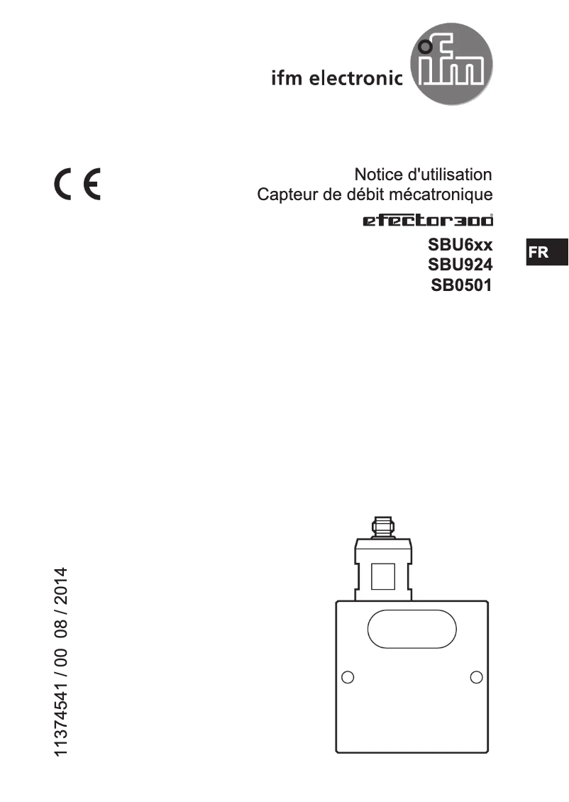 Página 1 del manual Manual de usuario IFM SBU625