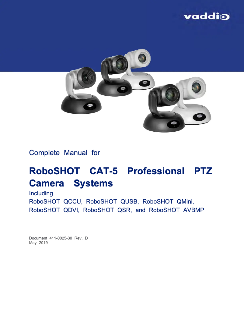 First page image of the manual for RoboSHOT 12E