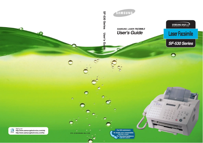 Page 1 de la notice Manuel utilisateur Samsung CF-530