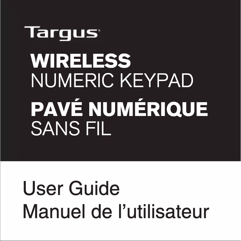 Page n°1 - Manuel utilisateur Targus AKP11CA