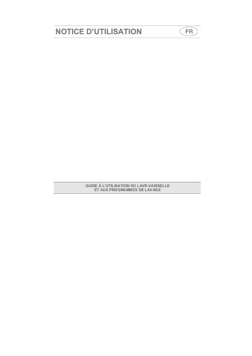 Page 1 de la notice Manuel utilisateur Smeg LSA6147BH