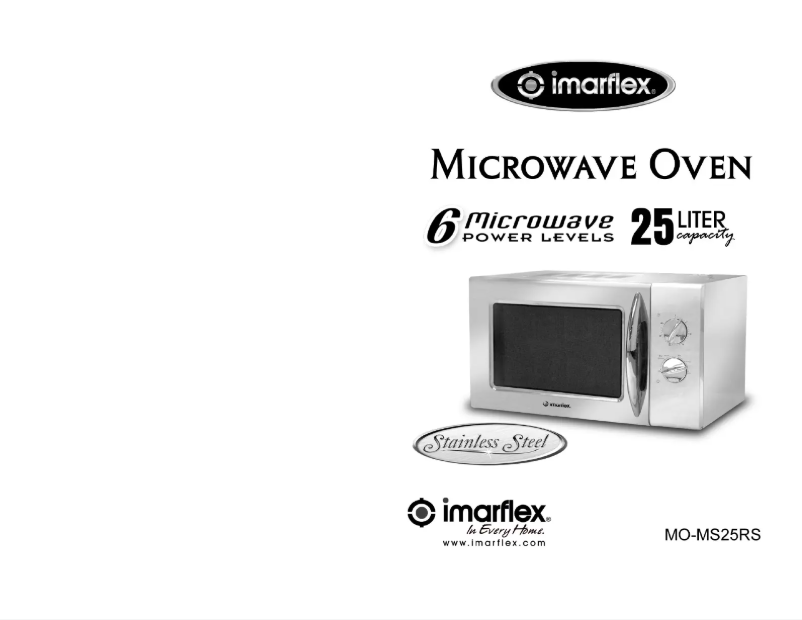 Imagen de la primera página del manual del dispositivo MO-MS25RS