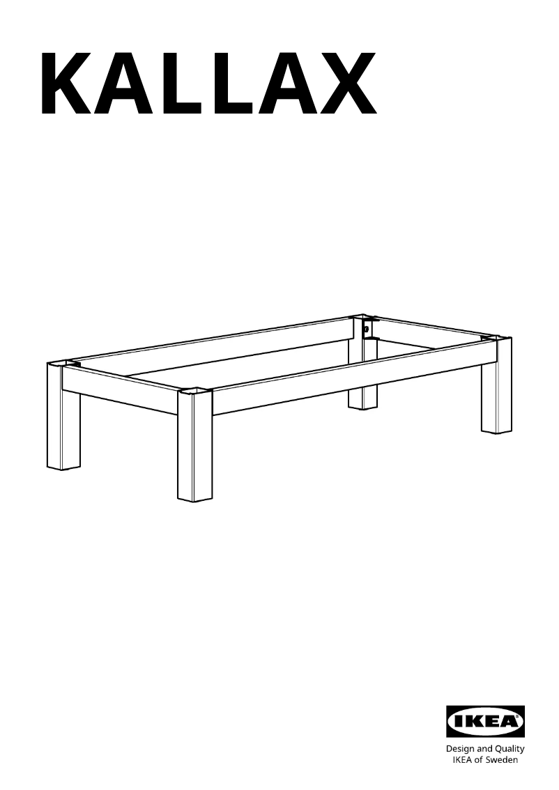 Page 1 de la notice Manuel utilisateur Ikea KALLAX 704.955.97