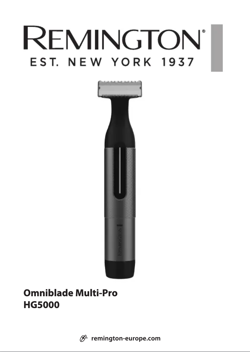 Image de la première page du manuel de l'appareil Omniblade Multi Pro HG5000