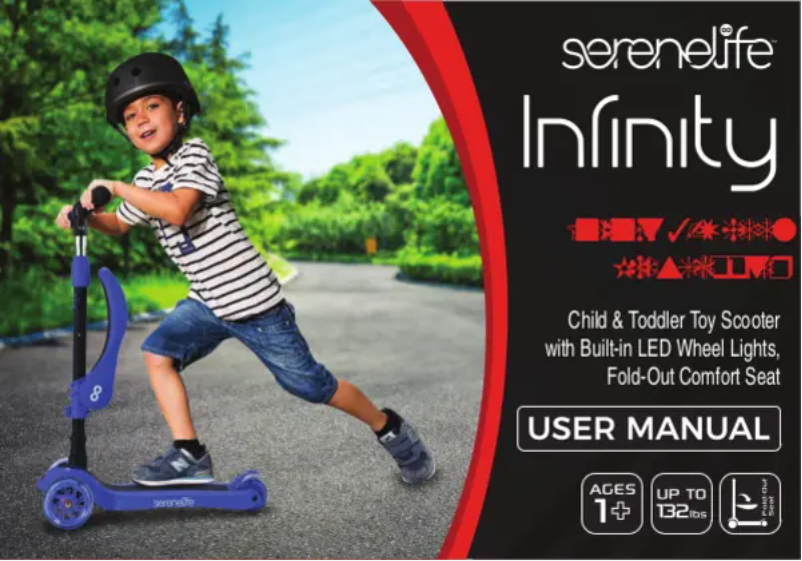 Page 1 de la notice Manuel utilisateur SereneLife Infinity 3 SLKSGR