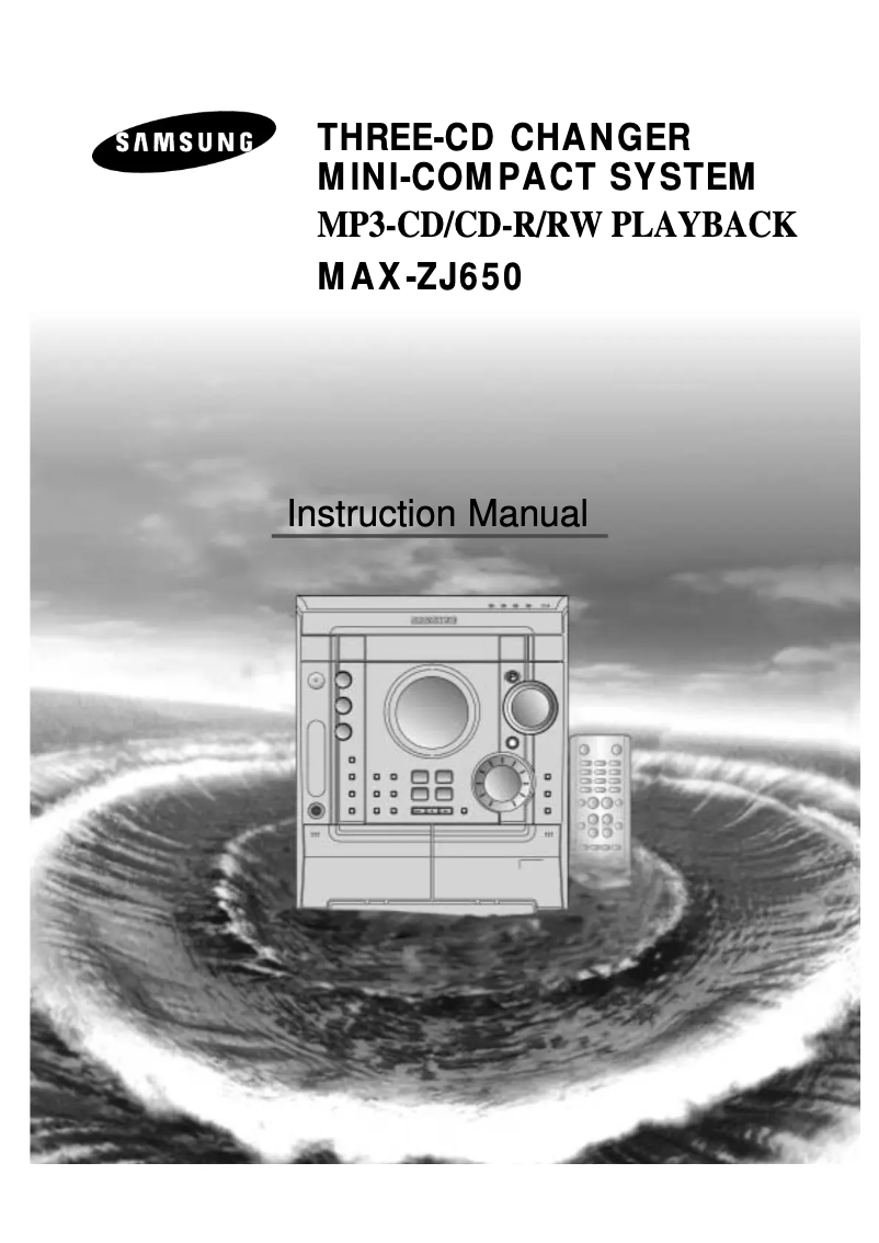 Image de la première page du manuel de l'appareil MAX-ZJ650