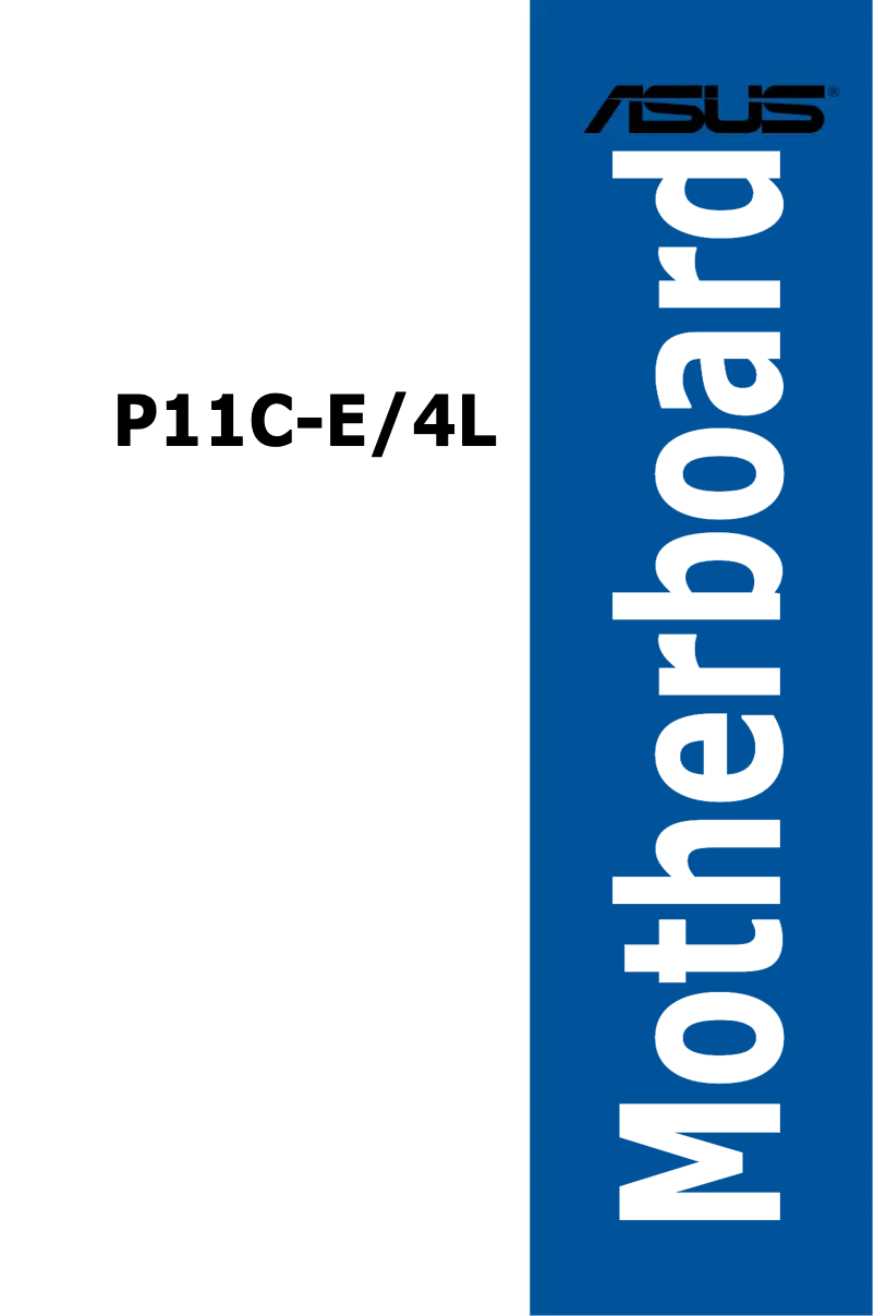 Image de la première page du manuel de l'appareil P11C-E/4L