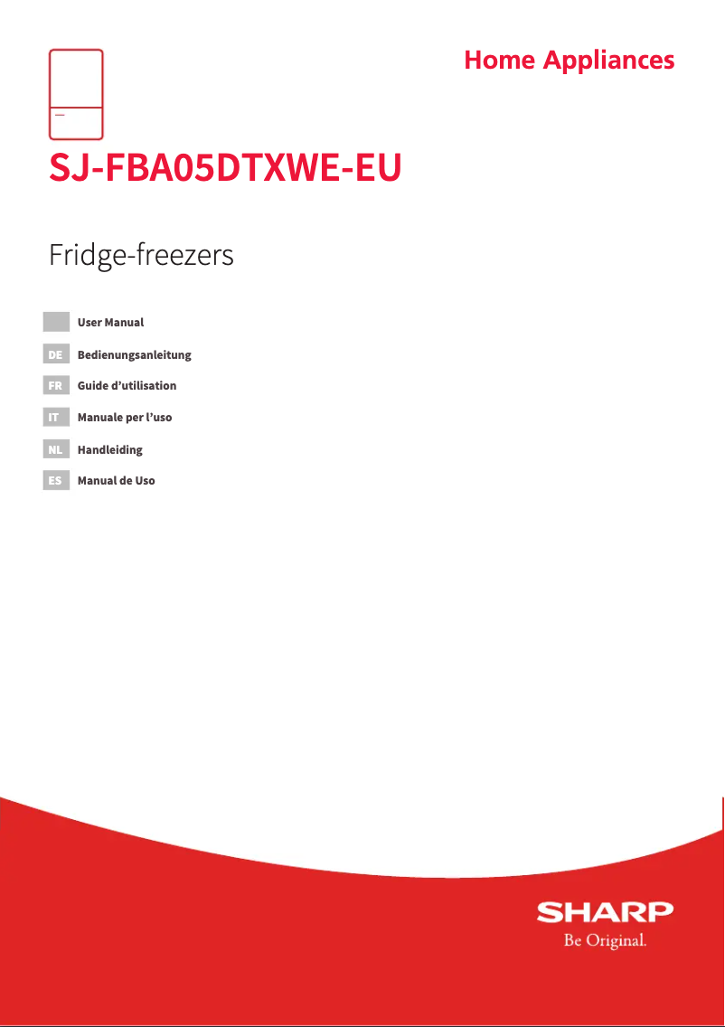 Page n°1 - Manuel utilisateur Sharp FBA05DTXWE