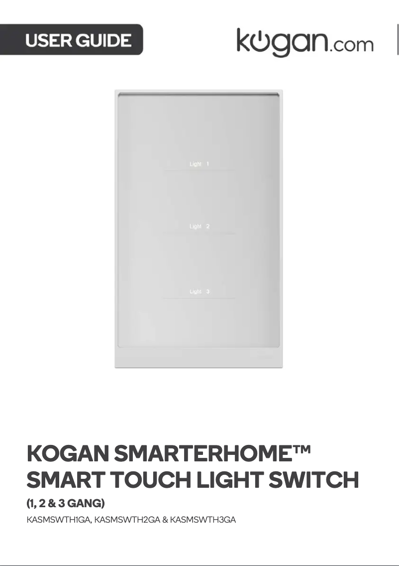 Page 1 de la notice Manuel utilisateur Kogan KASMSWTH1GA