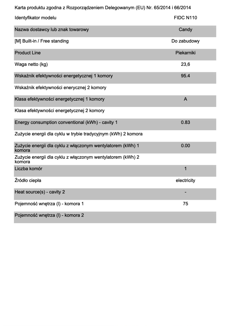 Image de la première page du manuel de l'appareil Idea FIDC N110