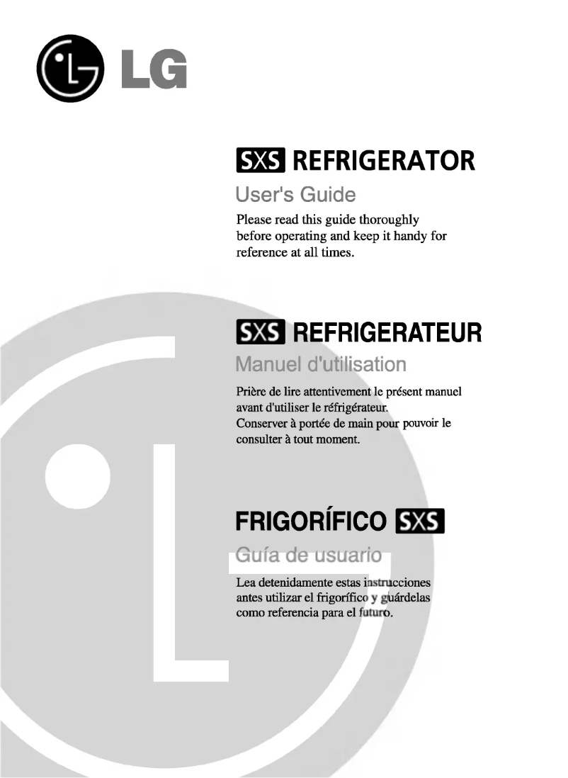 Página 1 del manual Manual de usuario LG GR-P217BTK