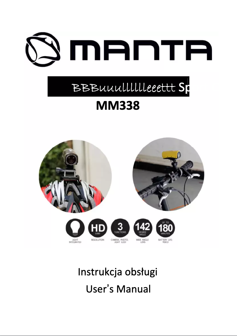 Page n°1 - Manuel utilisateur Manta MM338