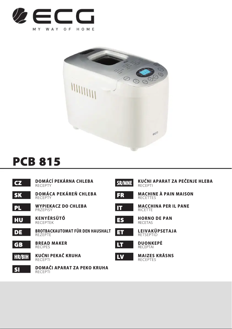 Página 1 del manual Manual de usuario ECG PCB 815