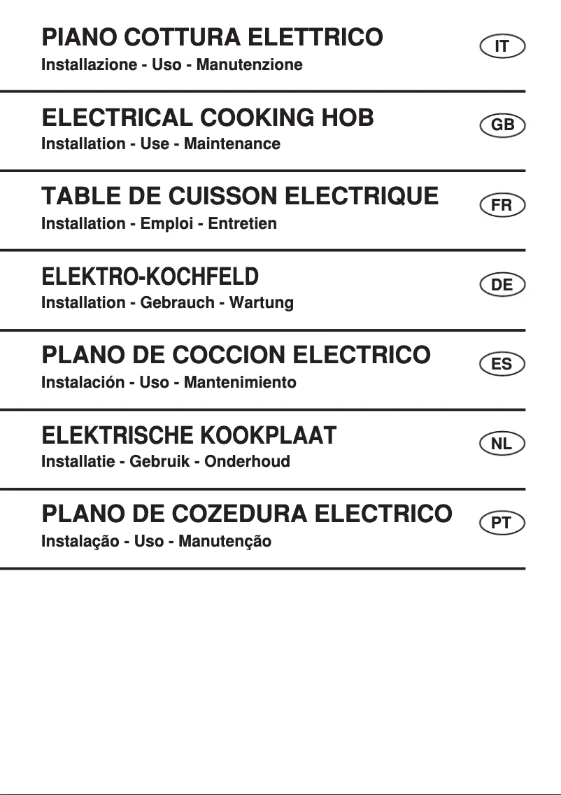 Page n°1 - Manuel utilisateur Brandt TE1000X