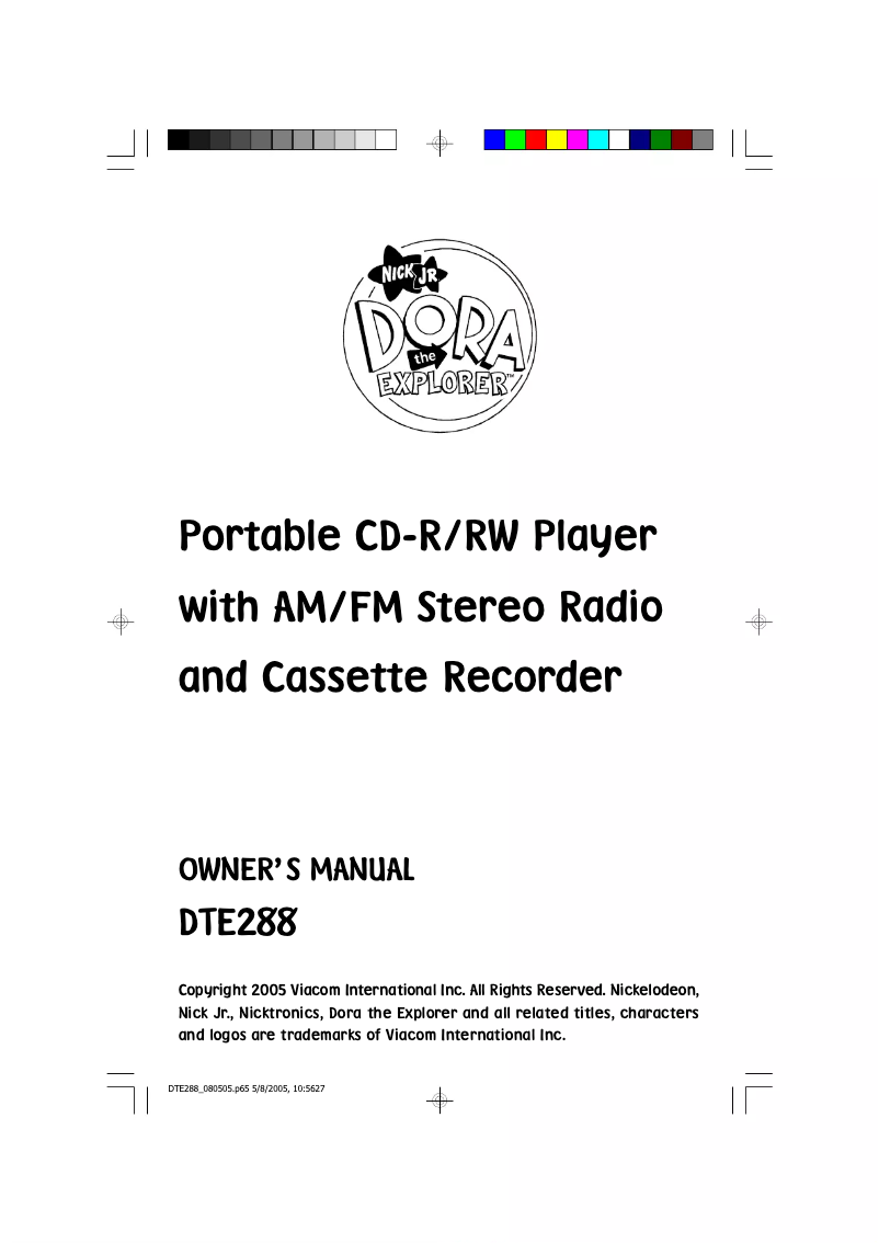 Page n°1 - Manuel utilisateur Emerson DTE288