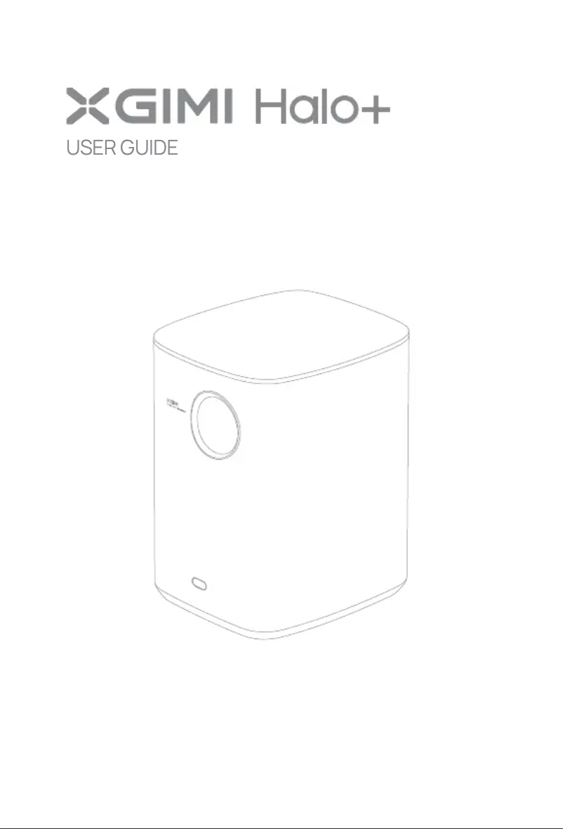 Page n°1 - Manuel utilisateur XGIMI Halo+