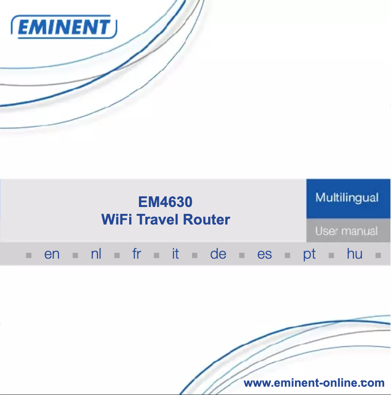 Page n°1 - Manuel utilisateur Eminent EM4630