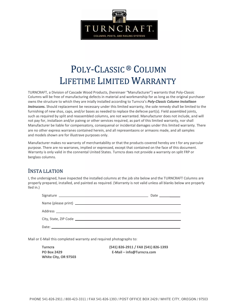 Image de la première page du manuel de l'appareil Poly-Classic