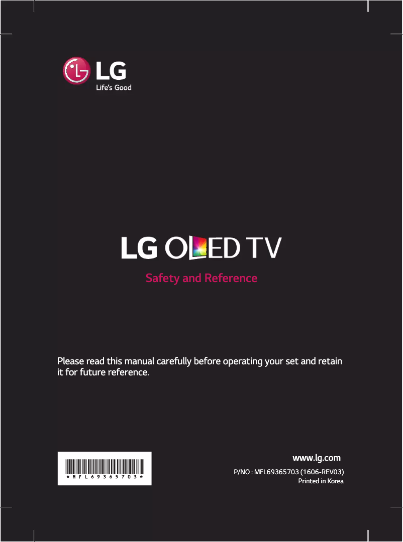 Página 1 del manual Manual de usuario LG OLED65E6D