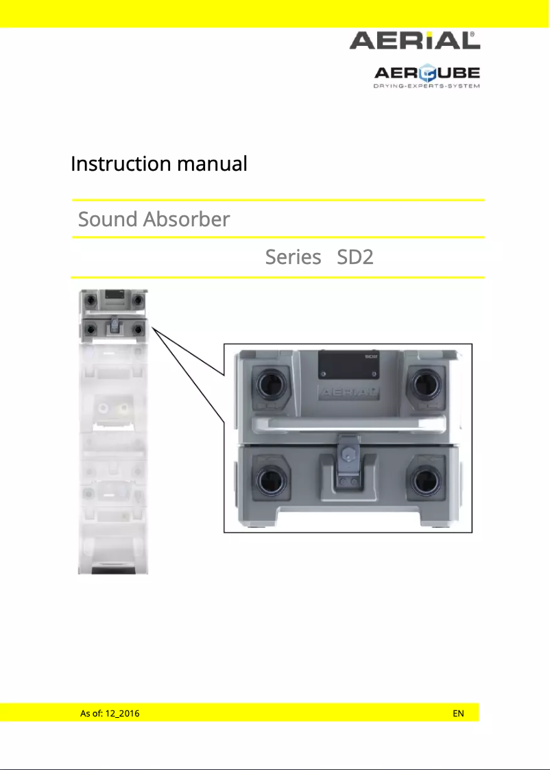 Page n°1 - Manuel utilisateur Aerial SD 2